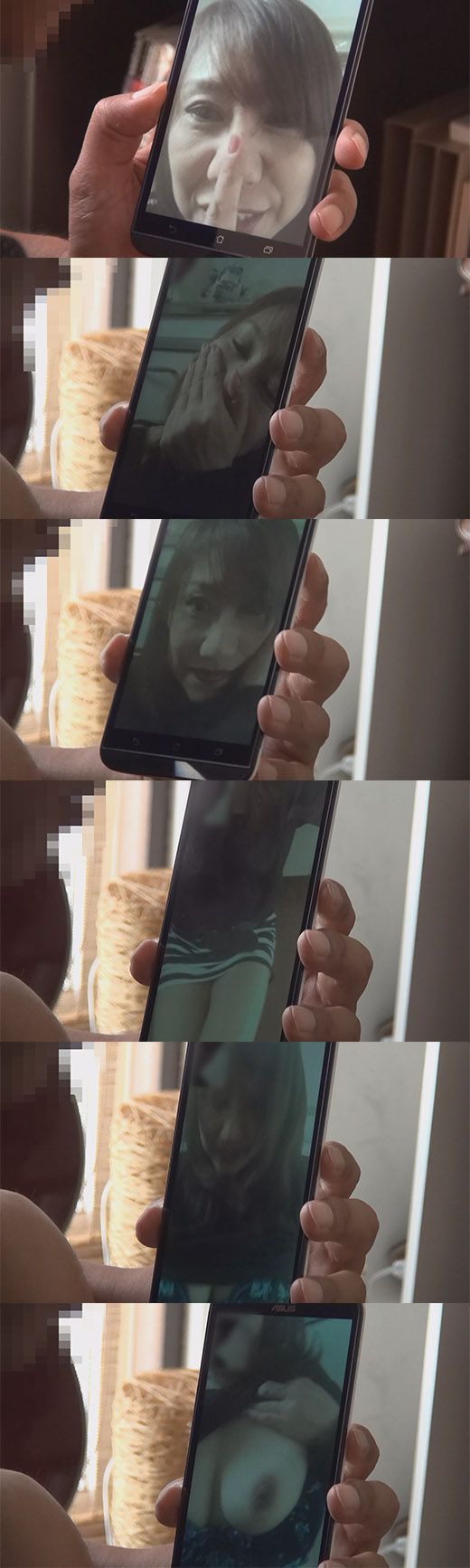 無修正エロライブチャット】スマホ撮影！ＬＩＮＥビデオ通話で生脱ぎ＆オナニー＆超接写くぱぁする浅黒肌自撮り素人ギャルの動画が流出！自宅◎服装◎日焼け跡◎  - 【エロライブチャットマスターの無料Ｈ動画４】