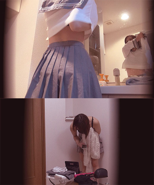 銭湯　盗撮　sck中学生 着替え　盗撮 コアコア - いとこの娘 着替えを盗み撮り 隠し撮り 脱衣所＋部屋
